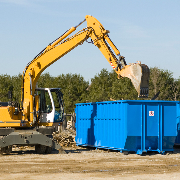 what size residential dumpster rentals are available in Powells Crossroads TN